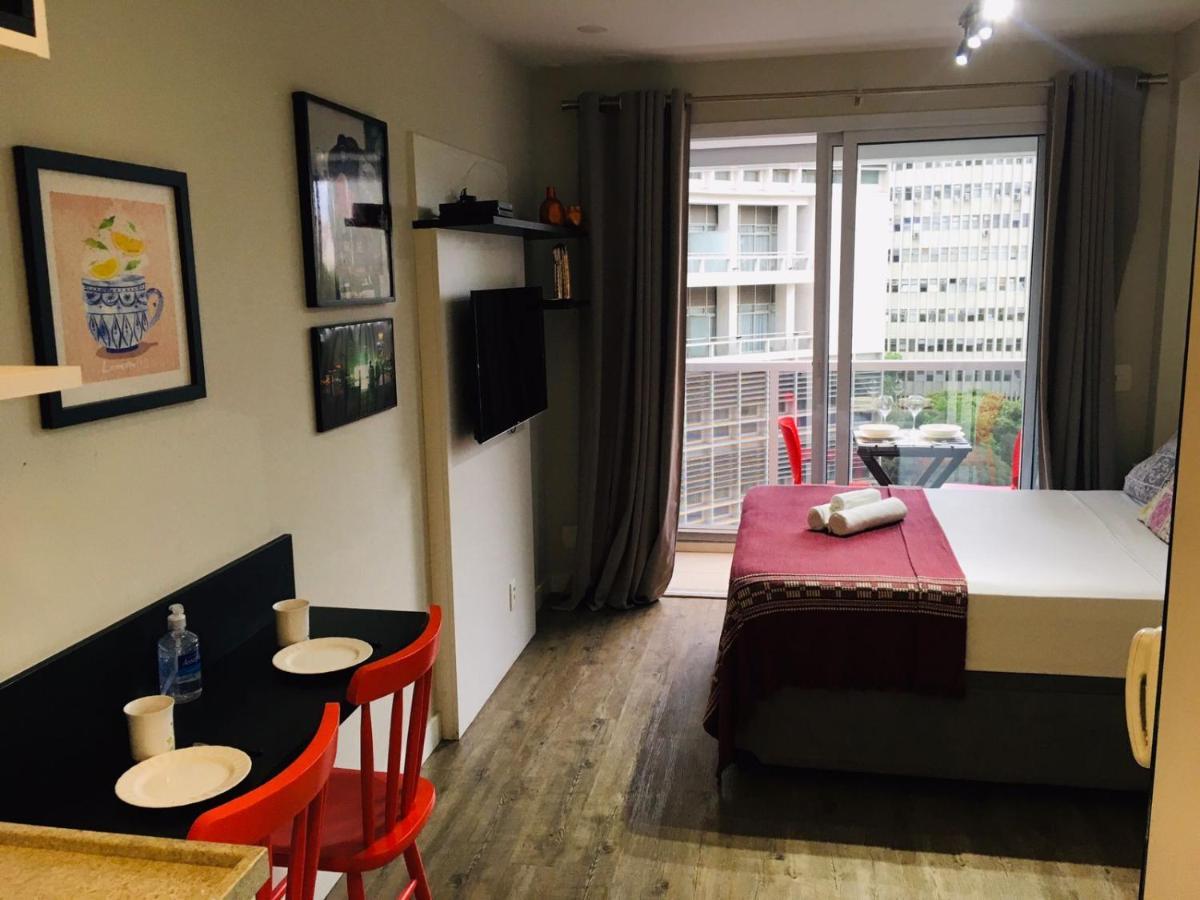 Studio Charmoso Com Terraco E Vista! São Paulo Exteriér fotografie