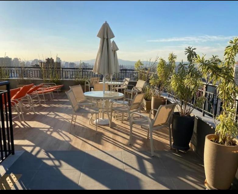 Studio Charmoso Com Terraco E Vista! São Paulo Exteriér fotografie